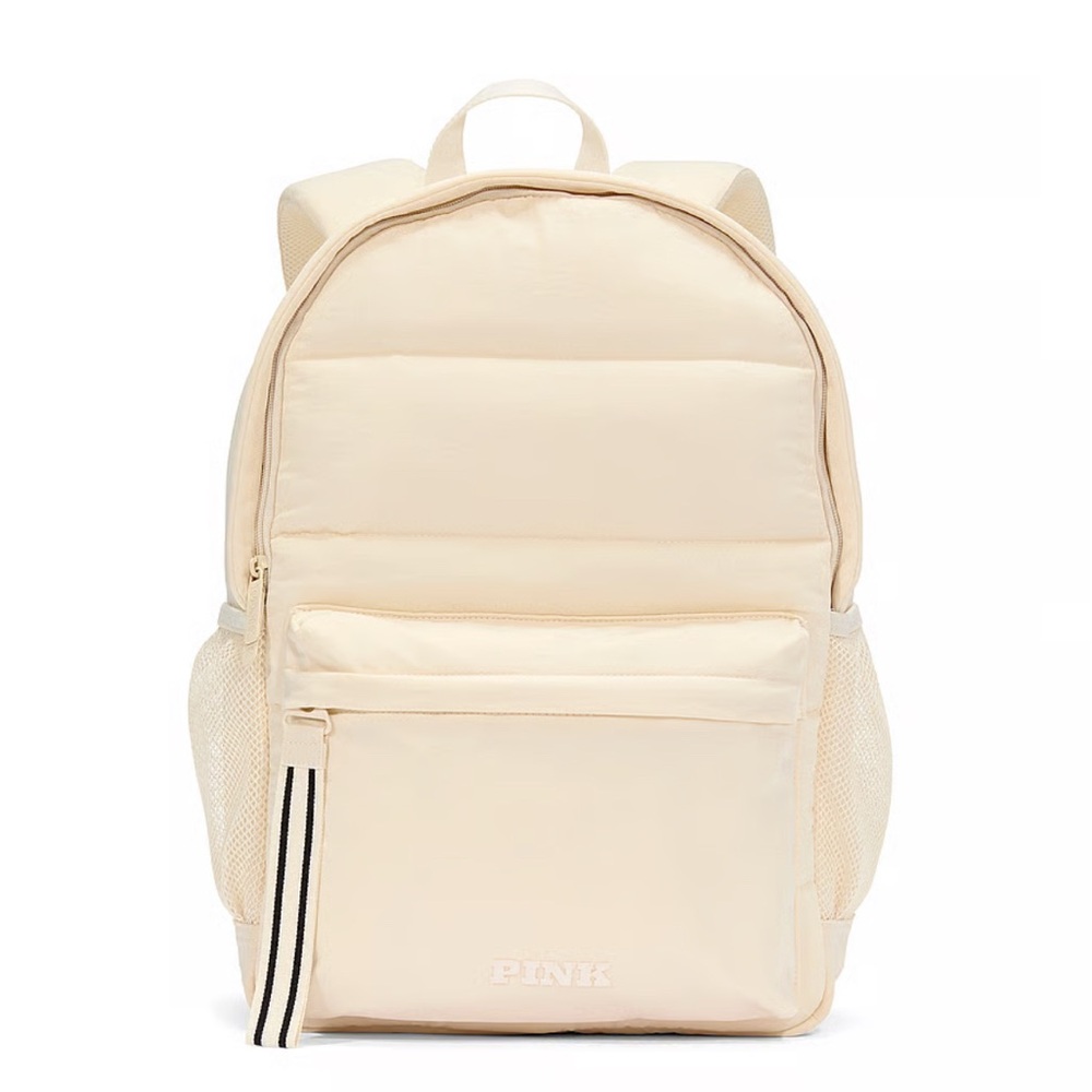 Pink VS Quilted Puffer School Backpack NWT